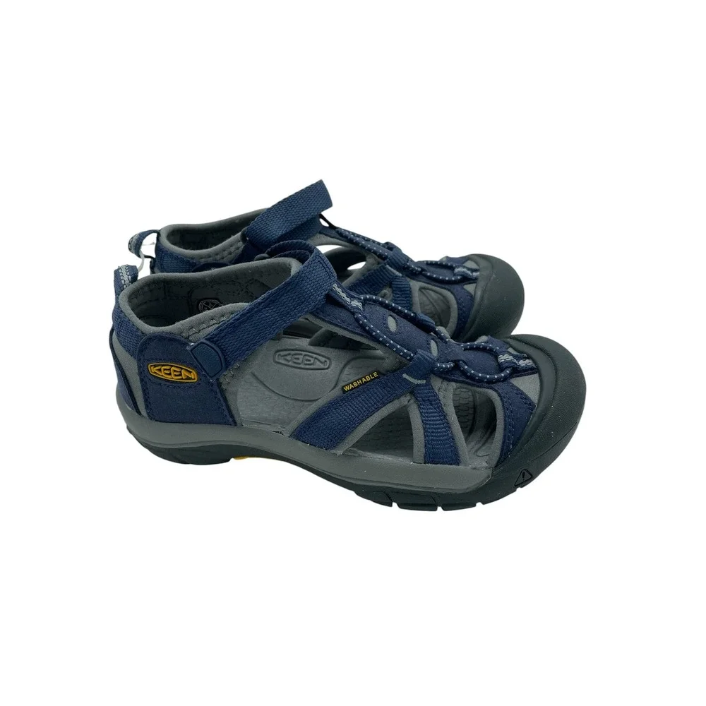 Keen Newport H2 Kids Navy Blue Grey Sport Water Sandals Hiking Shoes Size 1